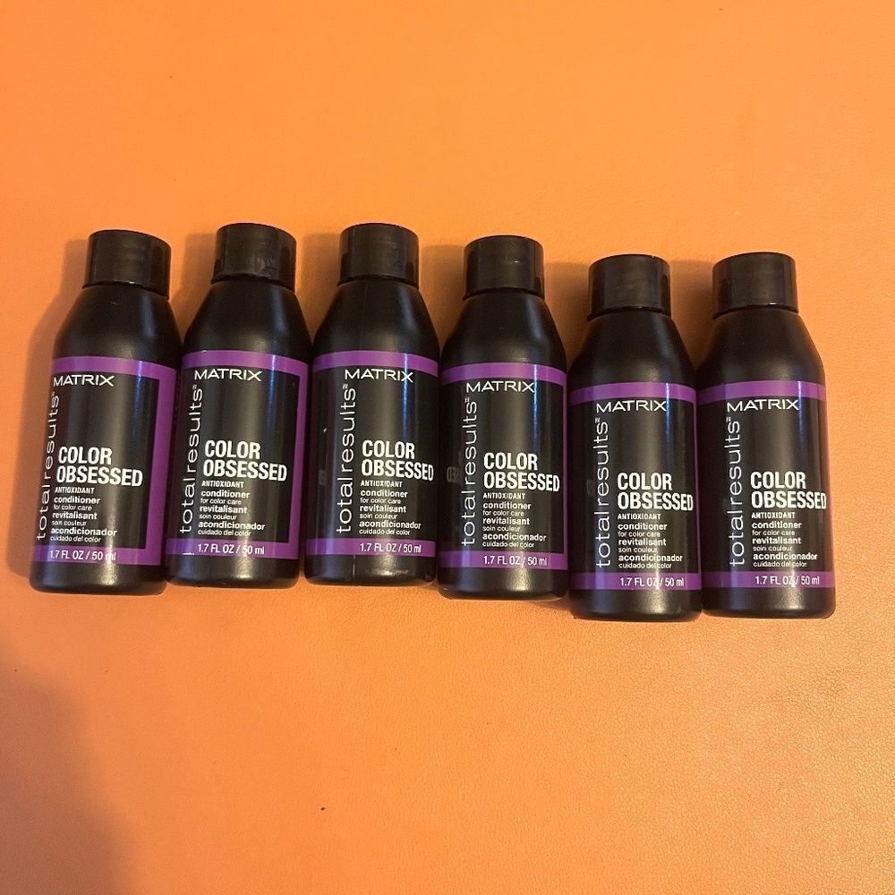 6 Bottles Matrix Color Obsessed Antioxidant Conditioner Enhances Hair Color